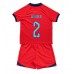 Billige England Kyle Walker #2 Børnetøj Udebanetrøje til baby VM 2022 Kortærmet (+ korte bukser)